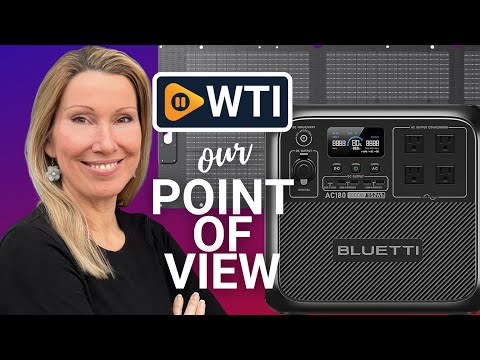 BLUETTI AC180 with 200W Solar Panel - WTI product video review