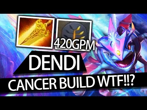 Cancer Puck WTF Build +420 GPM by Dendi Dota OMG This is Insane Talent