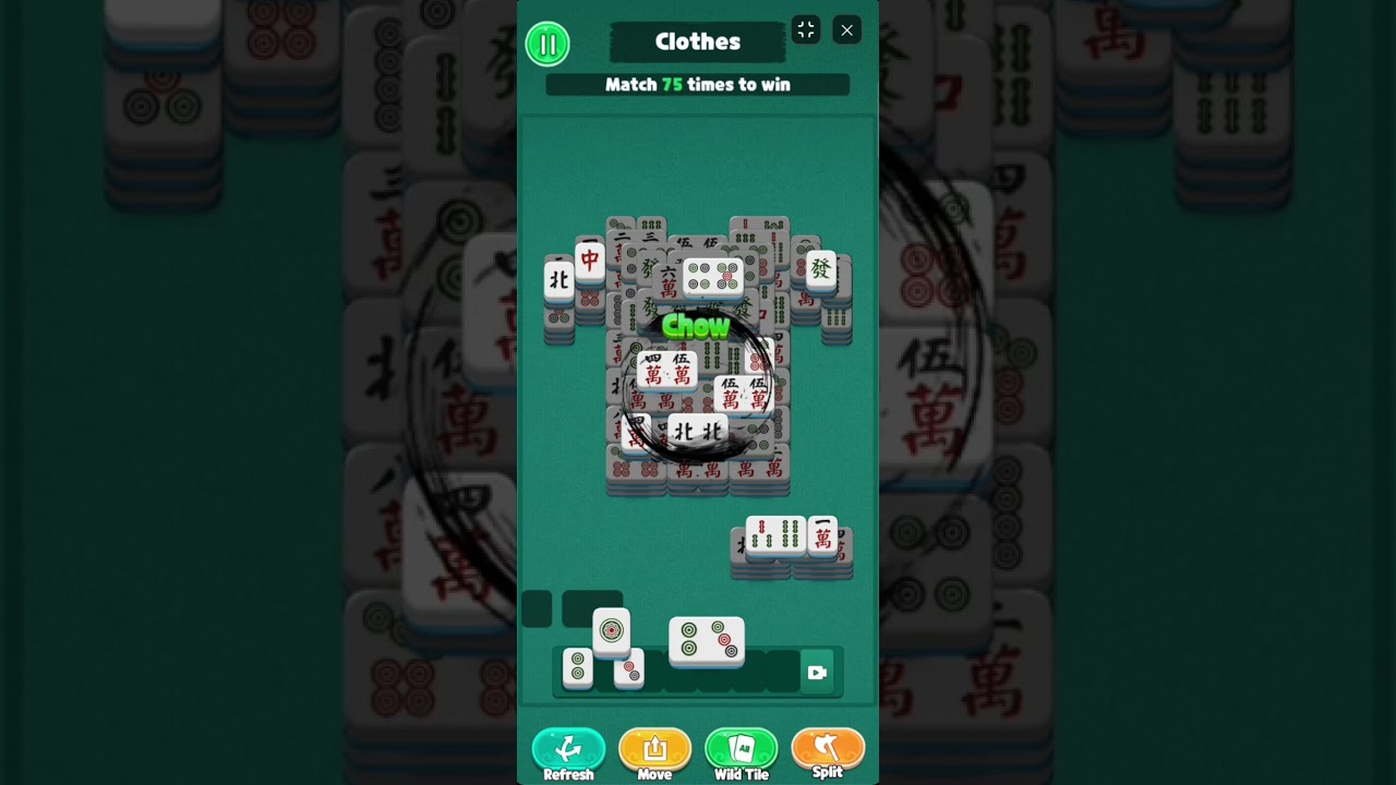 Mahjong Master Challenge gameplay demonstration showing tools and rules