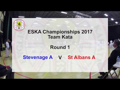 Stevenage A V St Albans A | Round 1 | Team Kata | ESKA Championships 2017