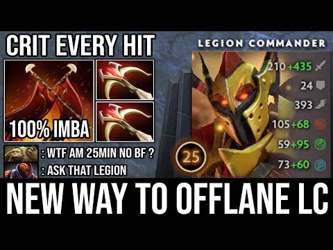 NEW Way to Offlane LC in 7.22g with 2xDaedalus | IMBA Crit Every Hit 100% Shut Down AM 22Kills DotA2