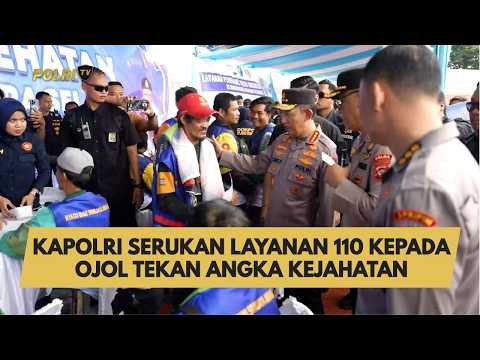 KAPOLRI SERUKAN LAYANAN 110 KEPADA OJOL TEKAN ANGKA KEJAHATAN