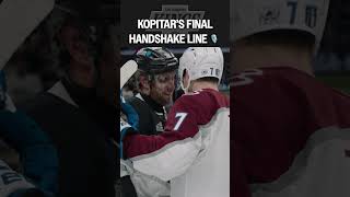 Nothing But ❤️ for Kopitar in the Handshake Line ????????️