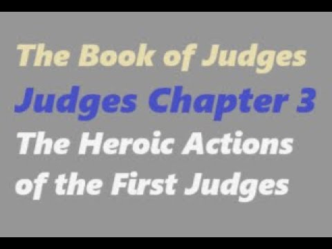 Judges 3: The Book of Judges, Catholic Bible Study, Fr. Tim Peters