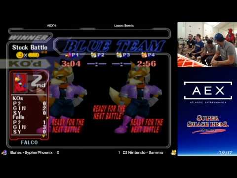 AEX 14: DJ Nintendo & Sammo vs. Bones & SypherPhoenix | Losers Semis