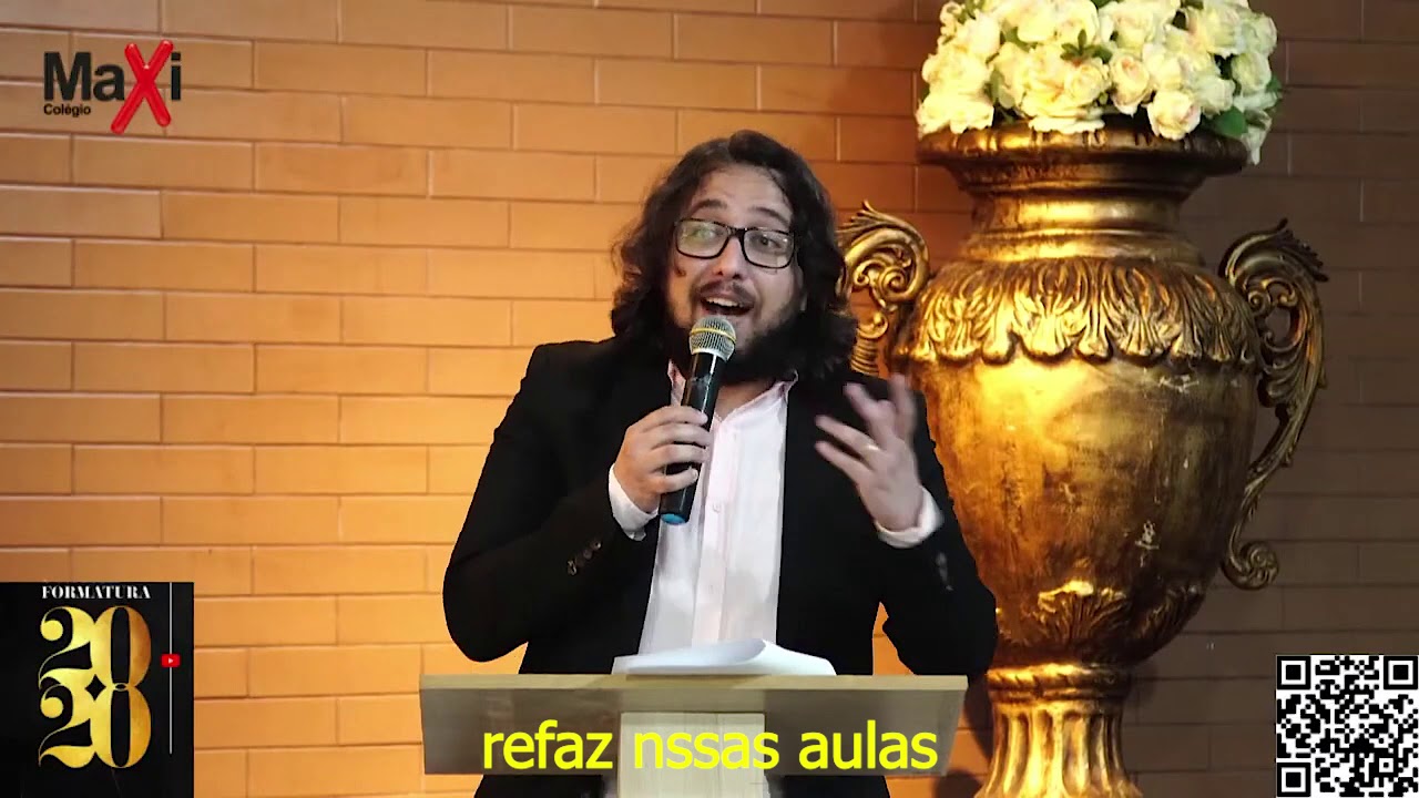 Discurso como paraninfo da formatura de 2020