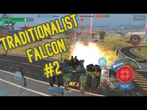 War Robots | Beacon Rush solo showing Traditionalist Falcon #2 | WR Gameplay