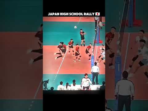 JAPAN HIGH SCHOOL RALLY 🇯🇵💀📈 #haikyuu #volleyball #algorithm #volleyballworld #sports #viral #japan