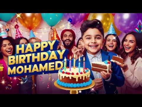 💯😍 MOHAMED BIRTHDAY SONG–happy birthday mohamed song 🥳#mohammed