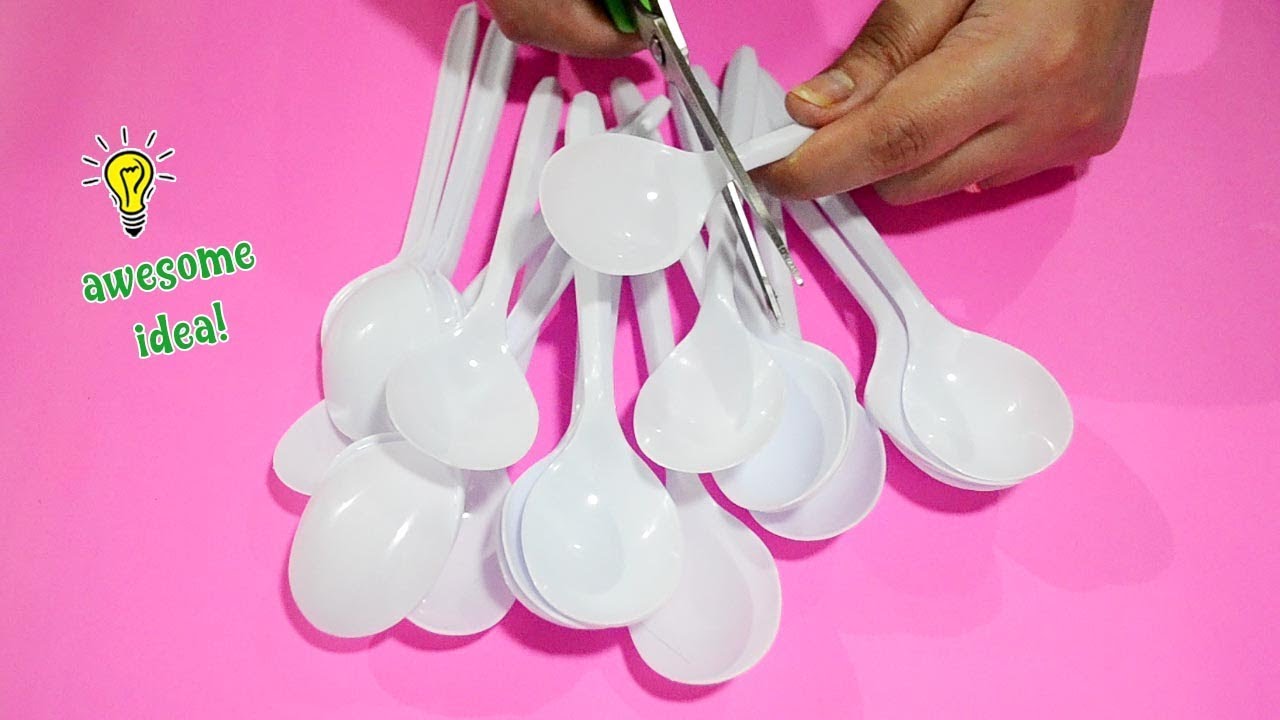 Putar video 5 THE MOST EASY WAY TO RECYCLE PLASTIC SPOON!! sekarang 5 THE MOST EASY WAY TO RECYCLE PLASTIC SPOON!!