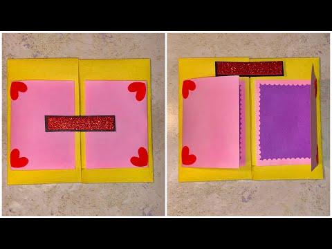 Locked Card | Scrapbook/Explosion Box Pop Up Card Ideas | Quarantine Crafts |
