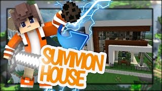 How to summon a house| minecraft pe| commamd block (no mods)