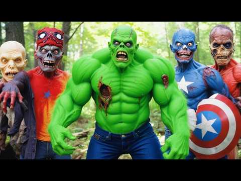 Zombie Hulk Survival Challenge – Can the Avengers Escape?