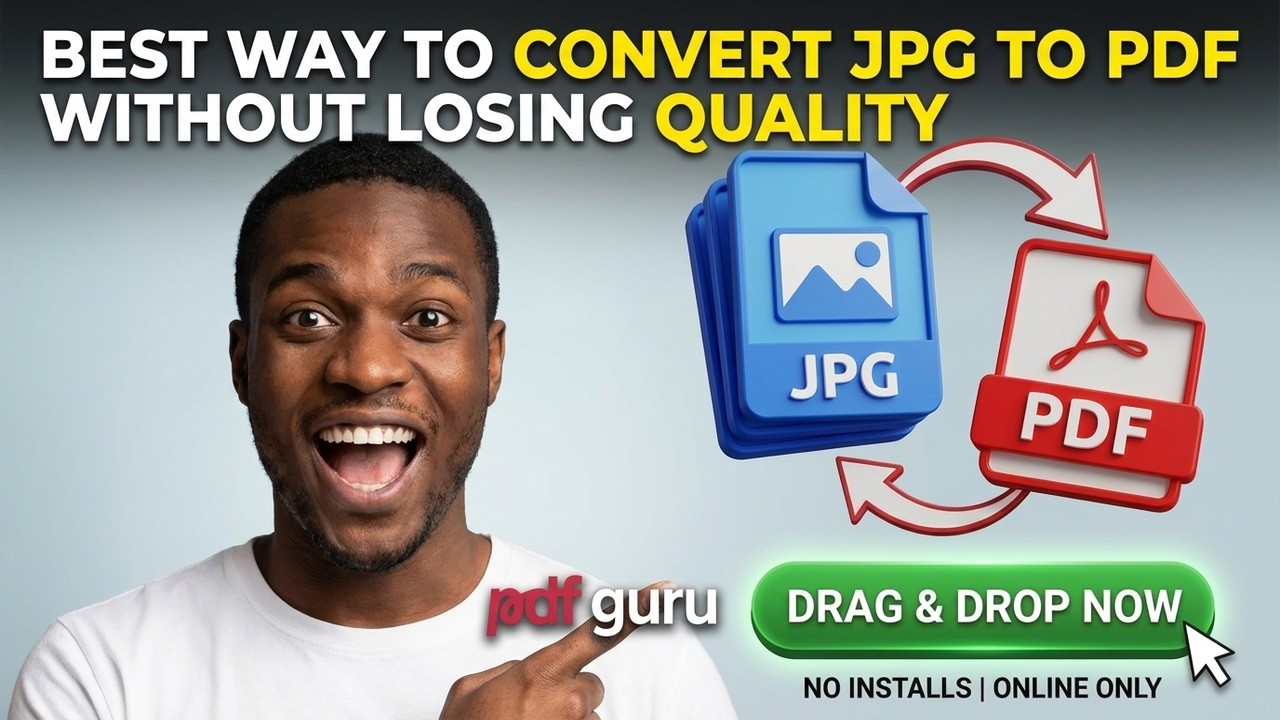 Best Way to Convert JPG to PDF without Losing Quality