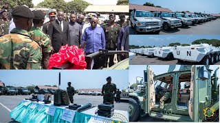 Prez. Akufo-Addo Presents 175 Vehicles, Communications Equipment To Ghana Armed Forces