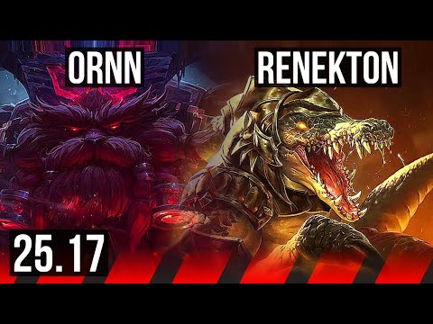 ORNN vs RENEKTON (TOP) | 5/1/4 | KR Master | 25.17