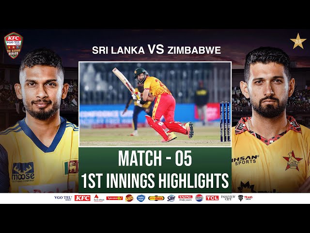 1st Innings Highlights | Sri Lanka vs Zimbabwe | Match 05 | Tri Nation Series | PCB | M2T1U