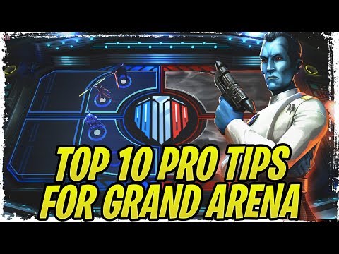Top 10 Pro Tips for Grand Arena! Think Like Thrawn and Win More Matches! | Galaxy of Heroes
