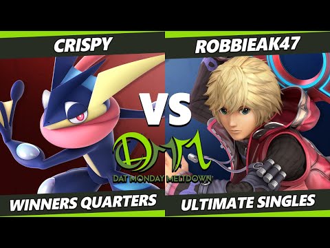 DAT Monday Meltdown 221 Winners Quarters - Crispy (Greninja) Vs. RobbieAK47 (Shulk) SSBU Ultimate