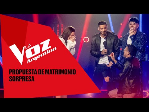 ¡Un participante sorprendió a su pareja al proponerle matrimonio! - La Voz Argentina 2025