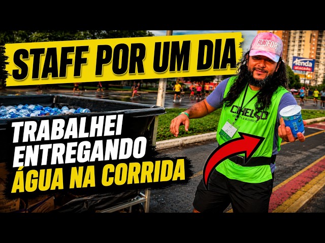 Trabalhei de STAFF na Corrida do Shopping Tivoli