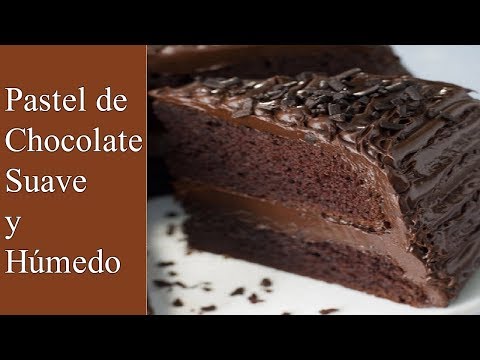RECETA DE PASTEL DE CHOCOLATE ESPONJOSO, SUAVE Y HUMEDO (SUPER MOIST)