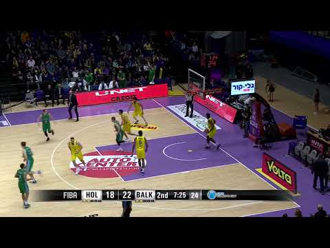 Ventsislav Petkov with 11 Points vs  UNET Holon, FIBA Europe Cup, Round of 16