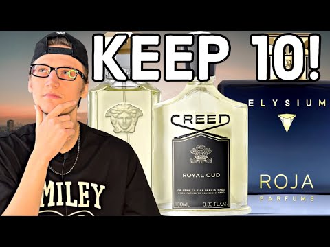 KEEP ONLY 10 FRAGRANCES FOR LIFE (TAG VIDEO!)