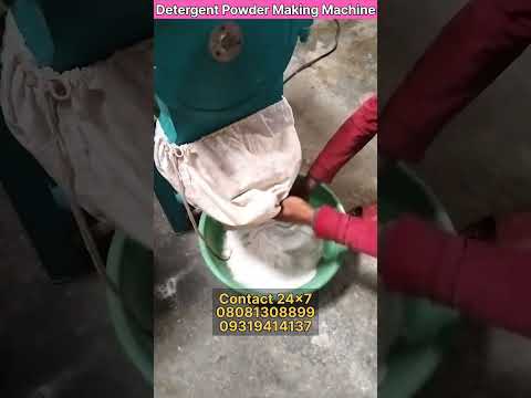 Detergent Washing Powder Machine