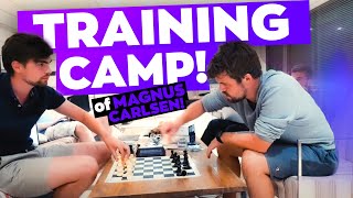 Magnus Carlsen Shows His Training Routine for World Chess Championship with His Team