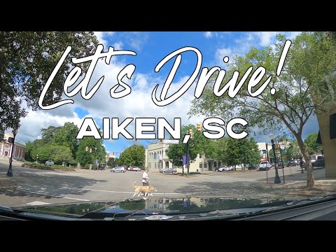 Let's Drive - Downtown Aiken, South Carolina Real Time Drive