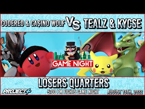 Game Night (Doubles LQ): Tealz & Kycse (Green) vs CodeRed & Ca$ino Wolf (Red)