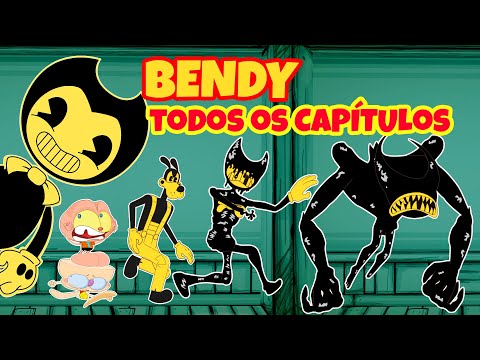 Mongo e Drongo em Bendy and The Ink Machine Completo - Com Boris, Alice Angel, Alisson Angel e mais