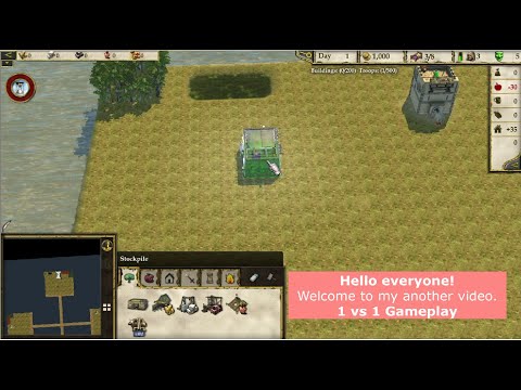Stronghold Crusader II Multiplayer 1vs1 Gameplay