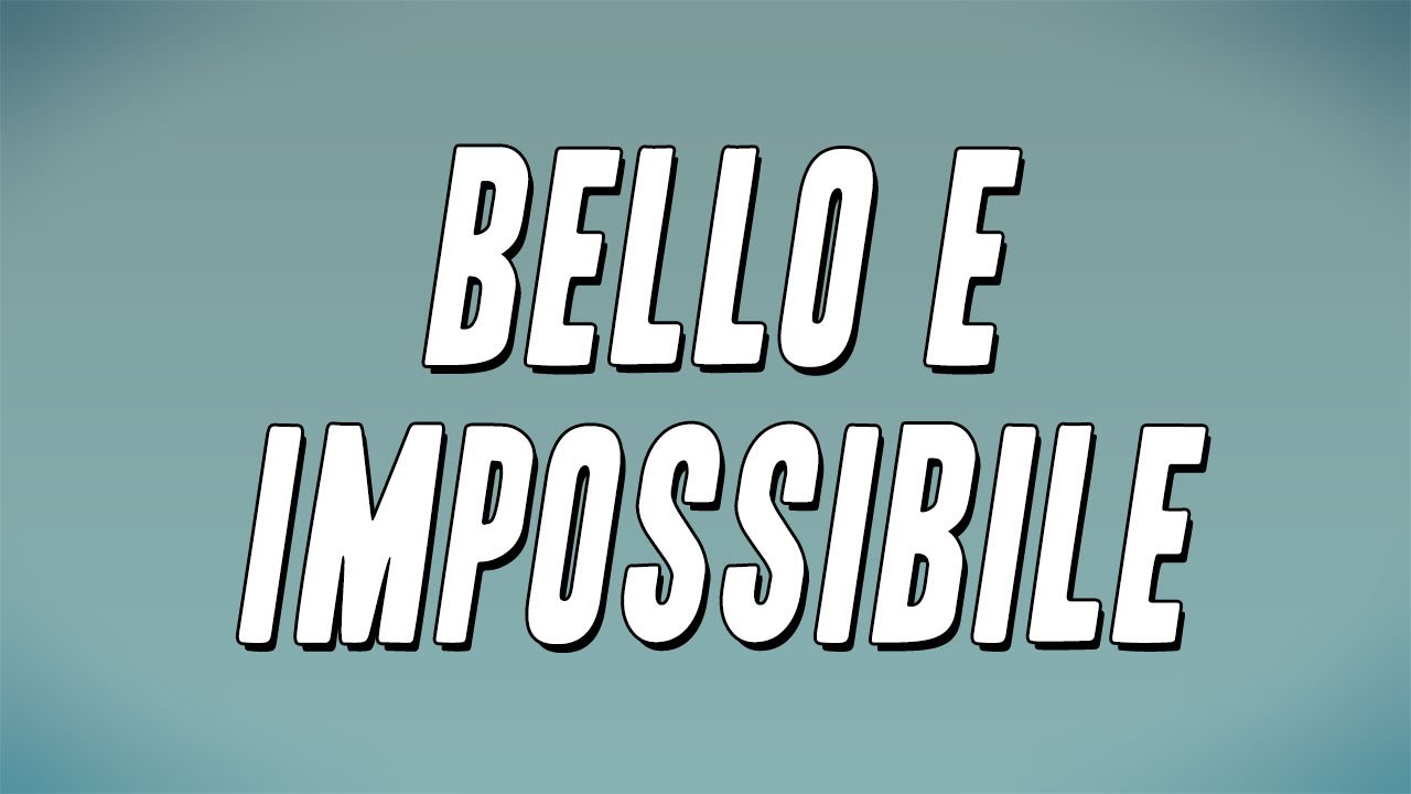 Gianna Nannini - Bello e impossibile (Testo)