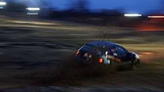 preview picture of video 'Nocny Rally Sprint autodrom Nowe Miasto Lubawskie'
