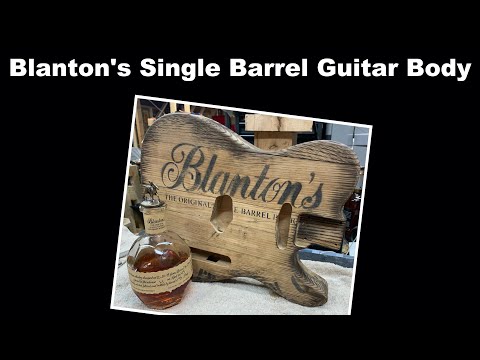 Blanton's Single Barrel Guitar Body