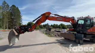 Doosan DX Hjulgrävare med GPS och vagn (137584) 113kW thumbnail