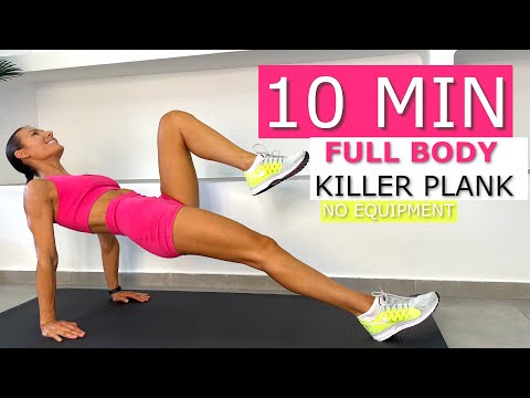 10 MIN KILLER PLANK WORKOUT | Core & abs, 10 plank variations, no equipment, no repeat