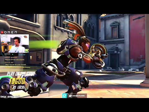 FDGod Pro Lucio Gameplay - POTG! [ Overwatch Season 35 Top 500 ]