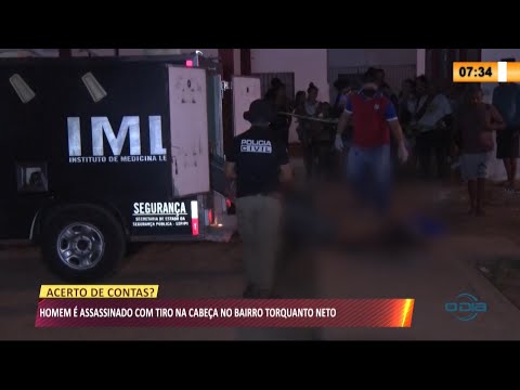 Homem eÌ assassinado com tiro na cabeça no bairro Torquato Neto 09 09 2021