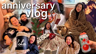 VLOG: anniversary surprise!!! ⭒ I was SO shocked!!! + opening gifts, cooking at home, daily life! ❤️