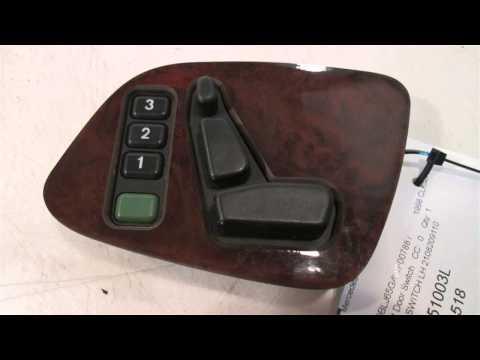 1998 Mercedes CLK320 Power Master Window / Control SEAT SWITCH LH 2108209110 - mbiparts.com U... OEM