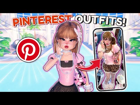 Letting *PINTEREST* Pick my Outfits in DRESS TO IMPRESS! (I WON!) 🩷 | Roblox