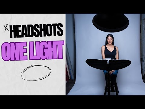 Create Professional Headshots Using Only One Light and a Beauty Dish [Behind the Scenes]