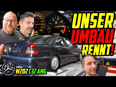 DRÜCKT er die VOLLE LEISTUNG? - Mercedes W202 C32 AMG - ZURÜCK aus der STERNGARAGE!