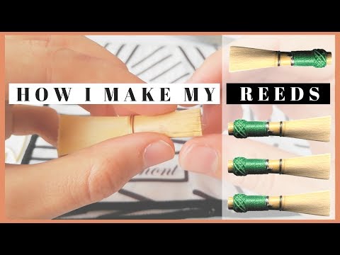 HOW I MAKE MY REEDS | a step by step video to build your bassoon reeds without special tools