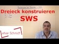 Constructing A Triangle SWS Line Segment Angle Line Segment Geometry Mathematics Lehrer