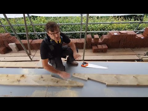 The Big Build 25 The Lads First Roof, And making a Scarf Joint