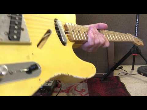Fender CS Nocaster PU Demo in Danocaster Blackguard 022617